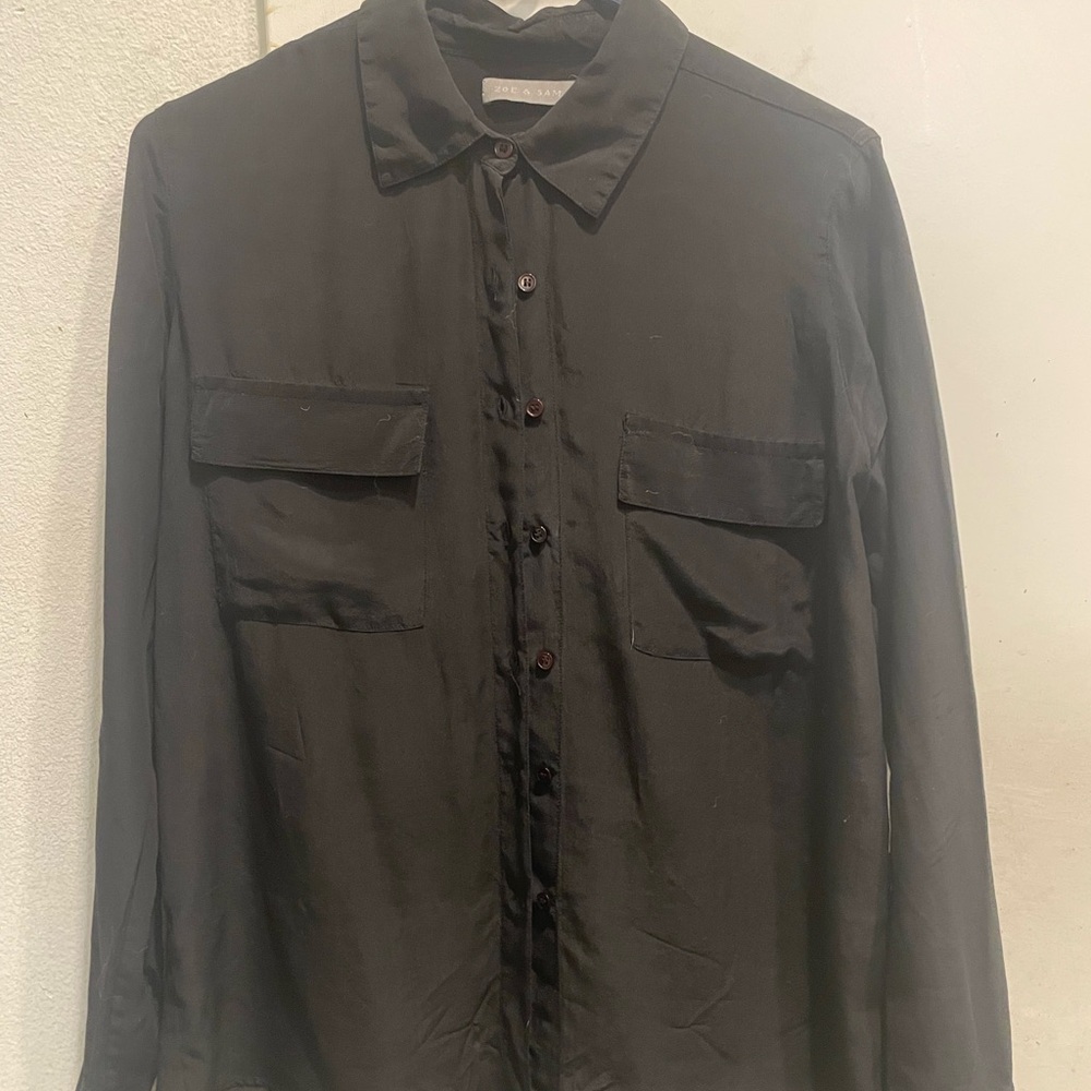 Black Button-Up Shirt